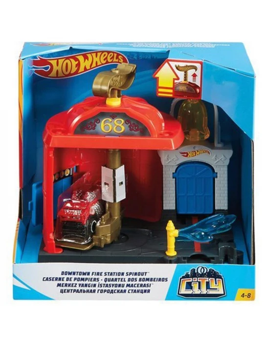 Hot Wheels Şehir Otoparkı Merkez Yangın İstasyonu Oyun Seti