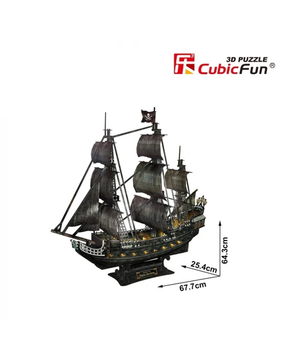 Cubic Fun 3D 340 Parça Puzzle Queen Annes Revenge LED Işıklı