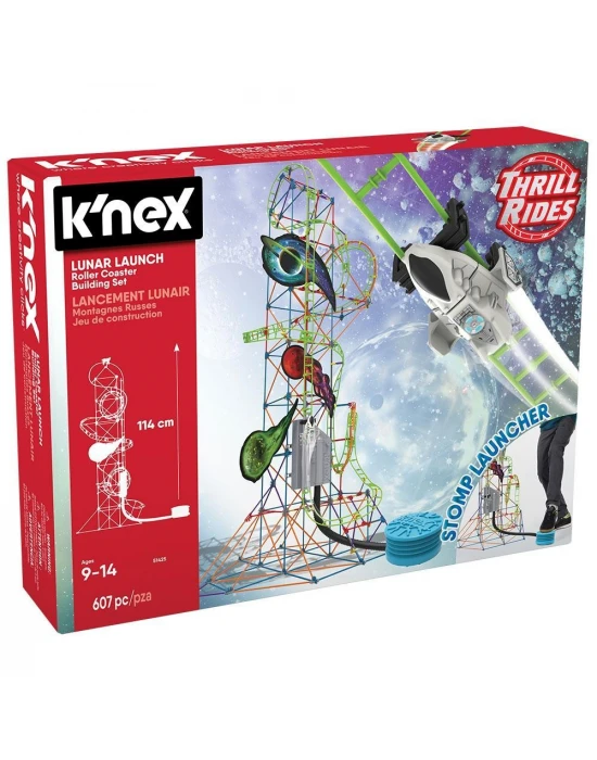 KNex Lunar Launch Roller Coaster Set 51425 (Motorlu)