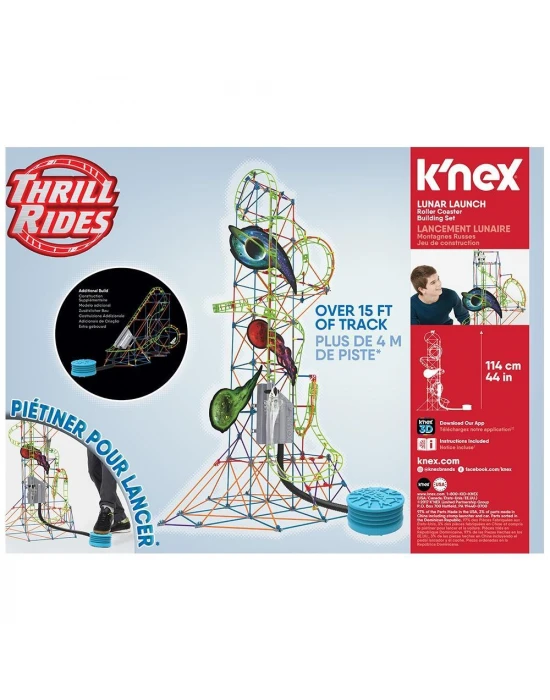 KNex Lunar Launch Roller Coaster Set 51425 (Motorlu)