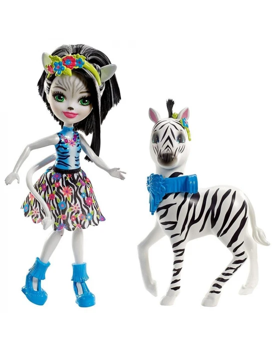 Enchantimals Zelene Zebra Ve Hoofette Oyun Seti