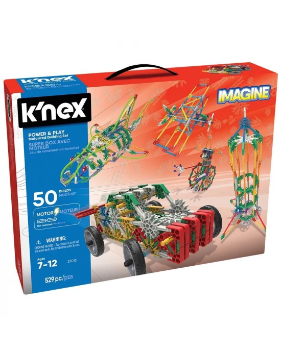 KNEX 529 Parça 50 Model Set (Motorlu) 23012