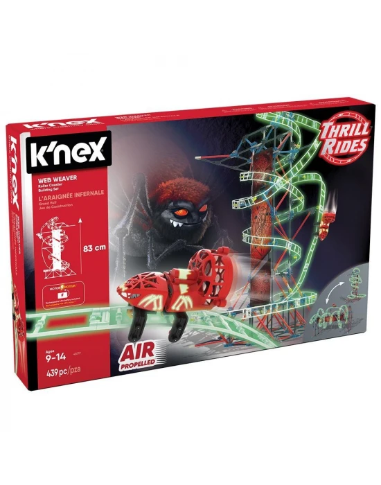 KNex Web Weaver Roller Coaster Set 45717 (Motorlu)