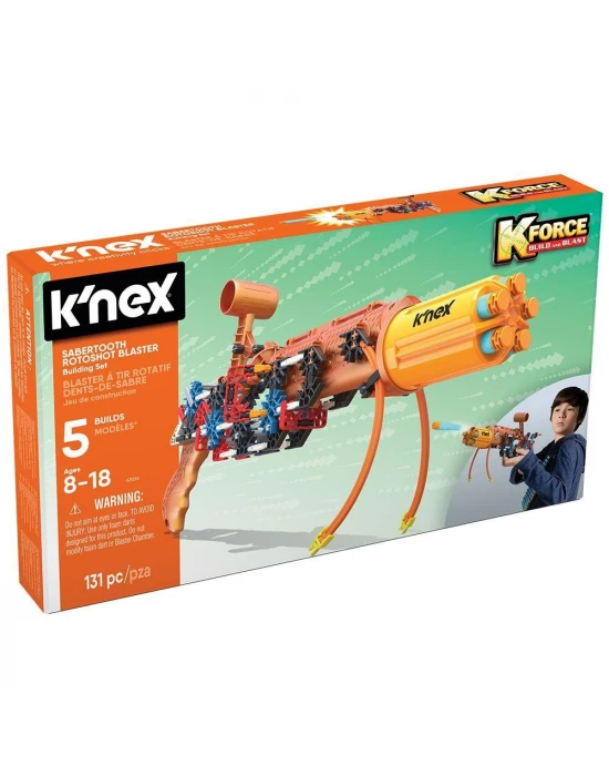 KNex K-Force Sabertooth Rotoshot Blaster Building Set 47024