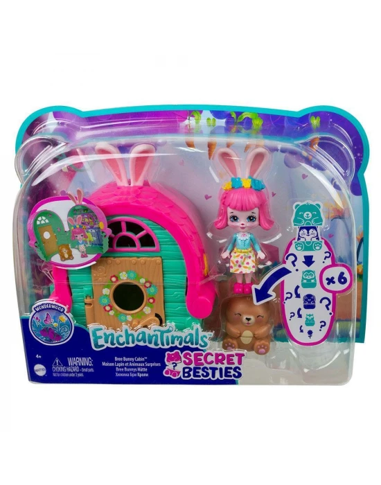 Enchantimals Secret Besties Tavşancık Breenin Kulübesi Oyun Seti