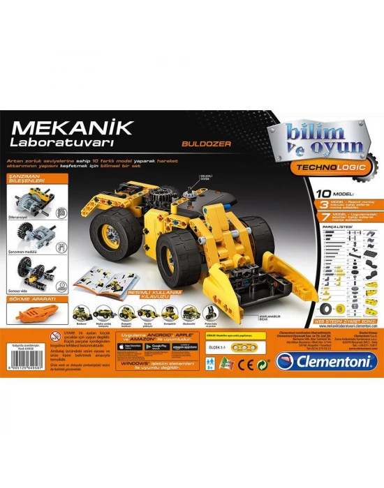 Clementoni Mekanik Laboratuvarı Buldozer