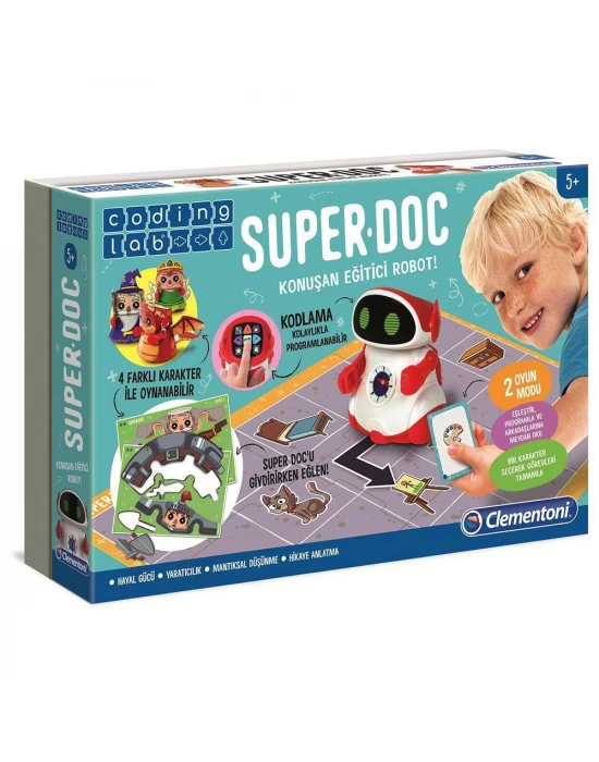 Clementoni Super Doc Konuşan Eğitici Robot