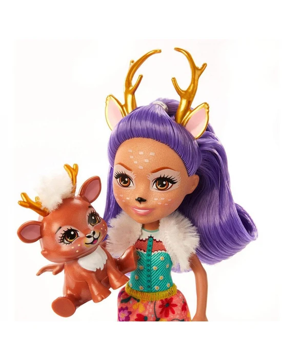 Enchantimals Danessa Deer ve Sprint Bisikletli Dostlar Oyun Seti