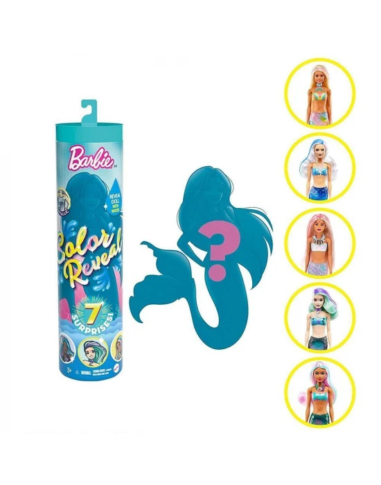 Barbie Color Reveal Renk Değiştiren Sürpriz Bebekler Seri 4