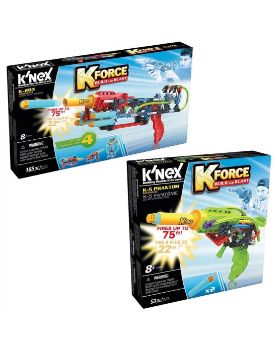 Knex K-5 Phantom ve Knex K-Force K-20X Yapı Seti Knex 47524