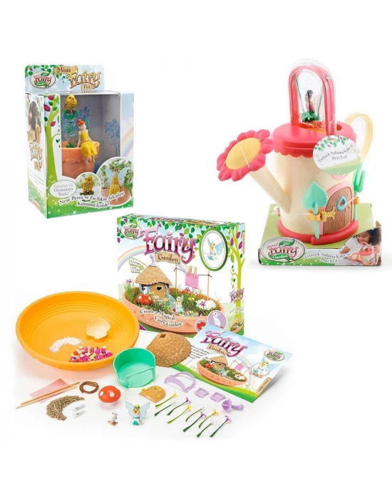 My Fairy Garden Sulama Kabı- Peri Bahçesi ve Mini Peri Saksı Seti