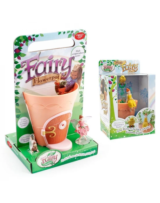 My Fairy Garden Peri Çiçek Saksısı ve Mini Peri Saksı Seti