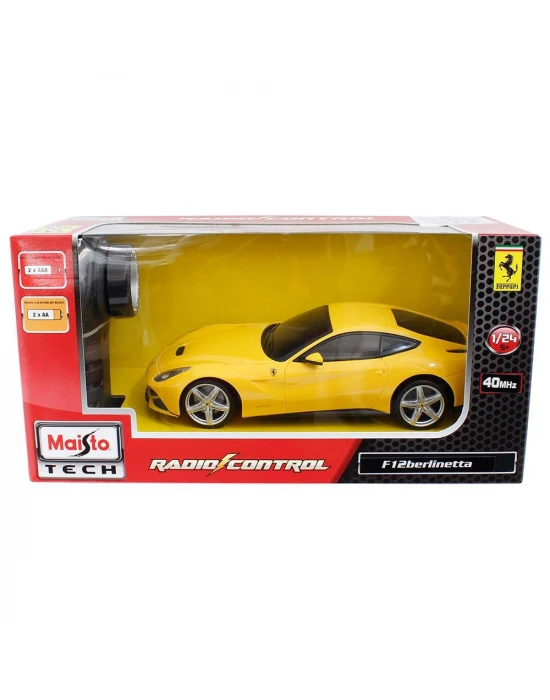 Maisto Ferrari F12 Berlinetta 1:24 Uzaktan Kumandalı Araba Sarı