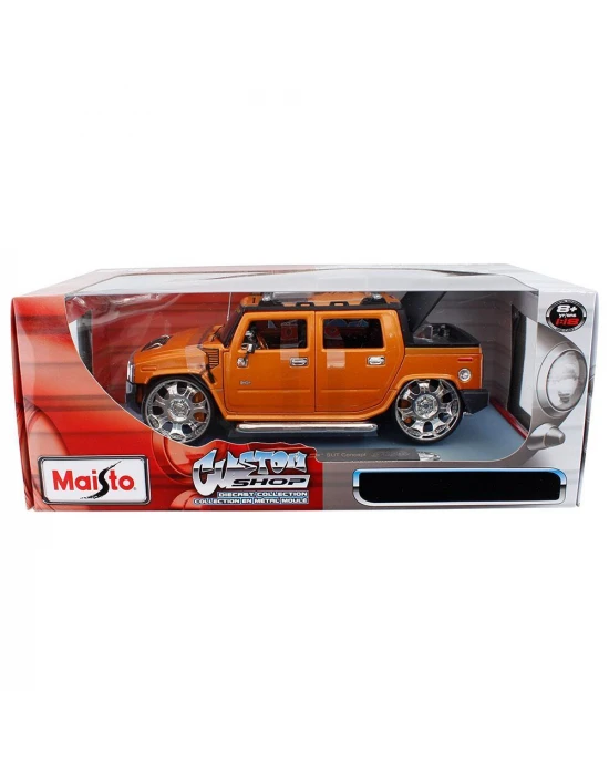Maisto 1:18 Hummer H2 Sut Concept Model Araba Turuncu