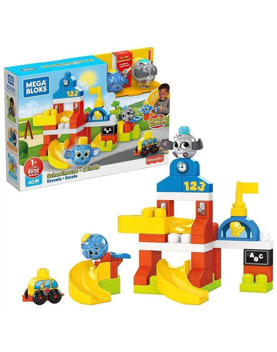 Mega Bloks Peek A Bloks Okul Oyun Seti