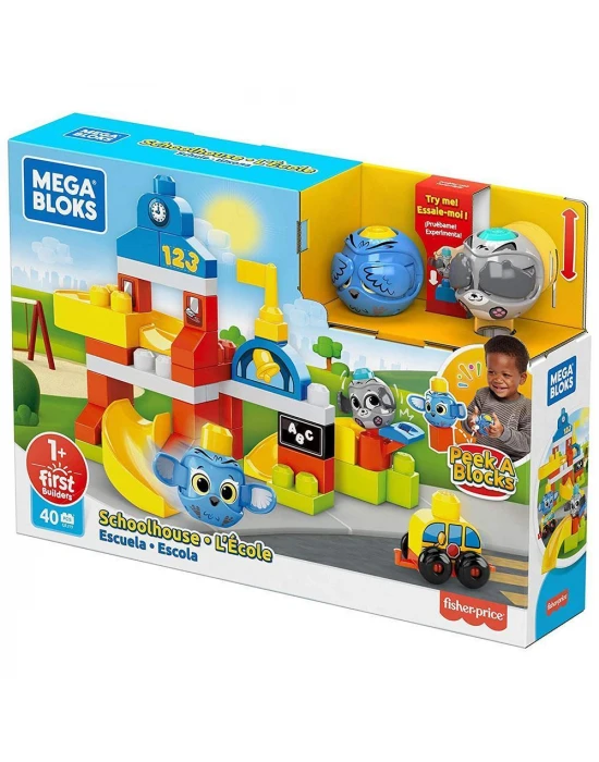 Mega Bloks Peek A Bloks Okul Oyun Seti