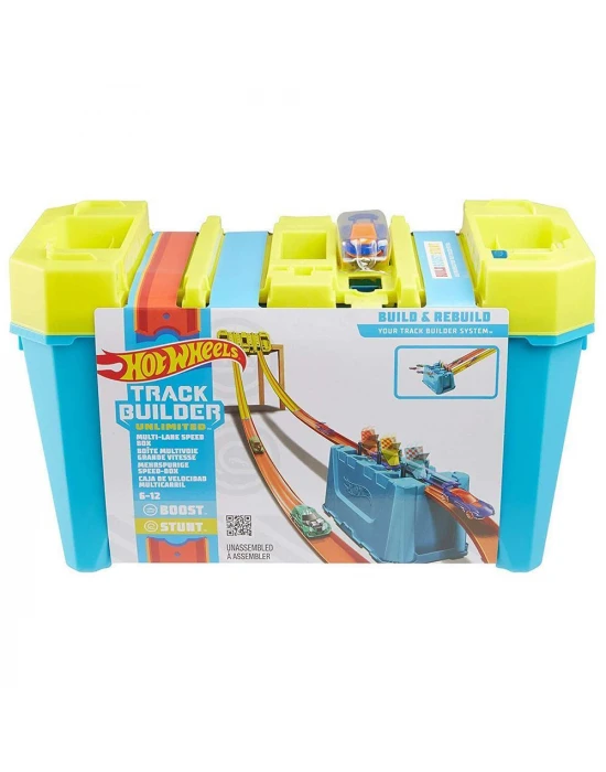 Hot Wheels Track Builder Çok Kulvarlı Hız Kutusu
