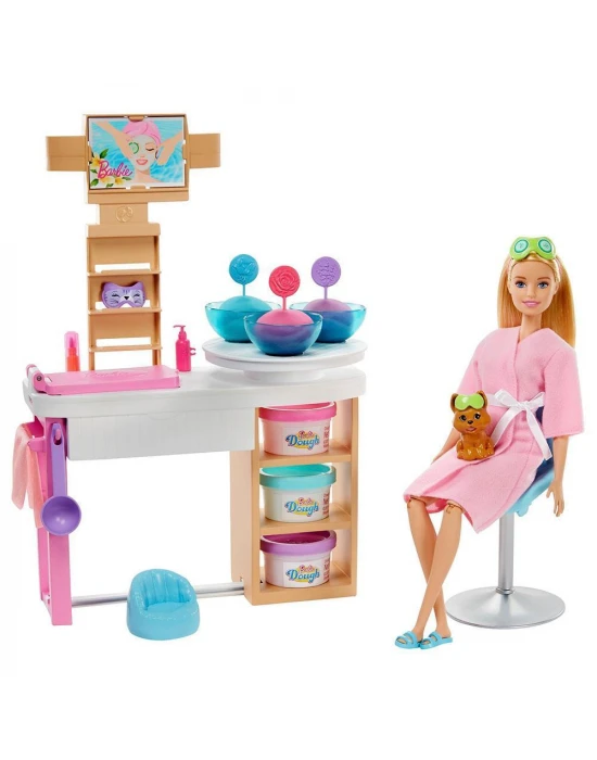 Barbie Yüz Bakımı Yapıyor Oyun Seti