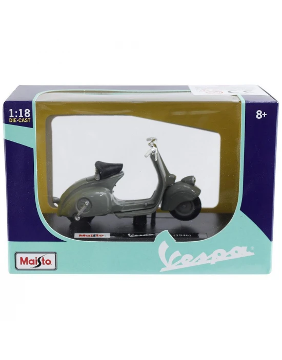 Maisto 1:18 Vespa 98 1946 Model Motorsiklet