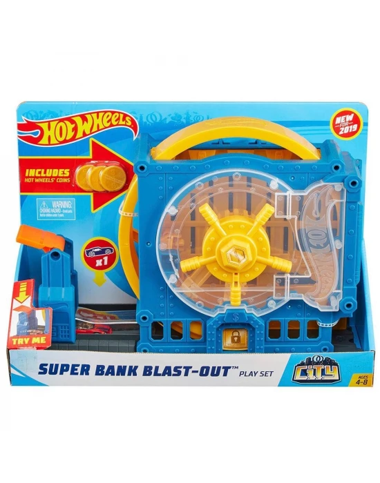 Hot Wheels Bankadan Kaçış Heyacanı Oyun Seti