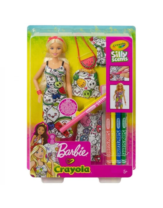 Barbie ve Crayola Renkli Kıyafetler