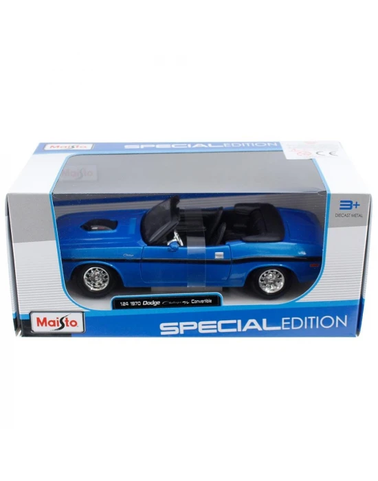 Maisto 1/24 1970 Dodge Challenger R/T Convertible Model Araba Mav