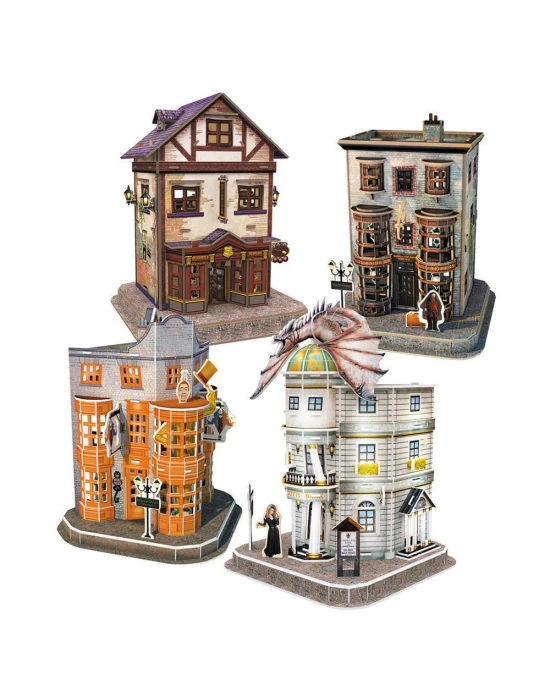 Cubic Fun Harry Potter Diagon Yolu (4 Bina) 3D Puzzle