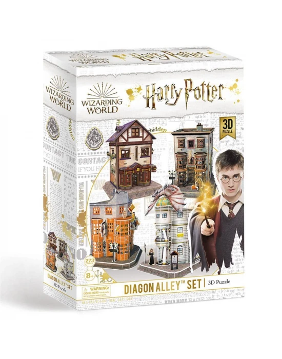 Cubic Fun Harry Potter Diagon Yolu (4 Bina) 3D Puzzle