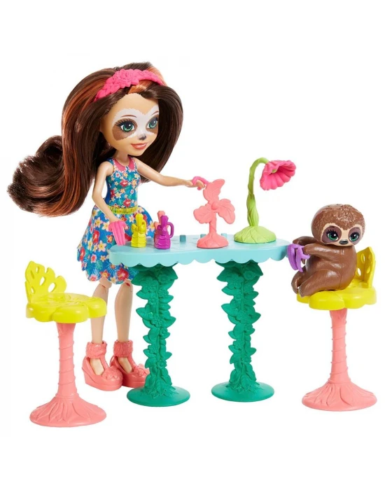Enchantimals Sela Sloth ve Treebody Dinlenme Salonu Oyun Seti