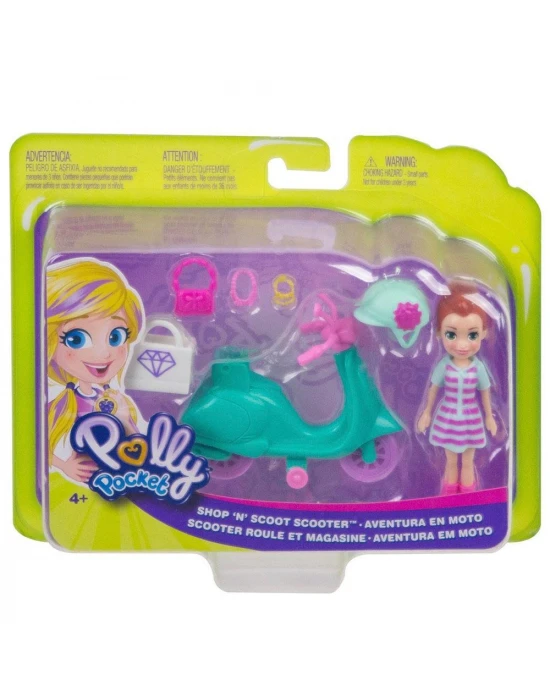 Polly Pocket Alışveriş ve Gezinti Scooterı