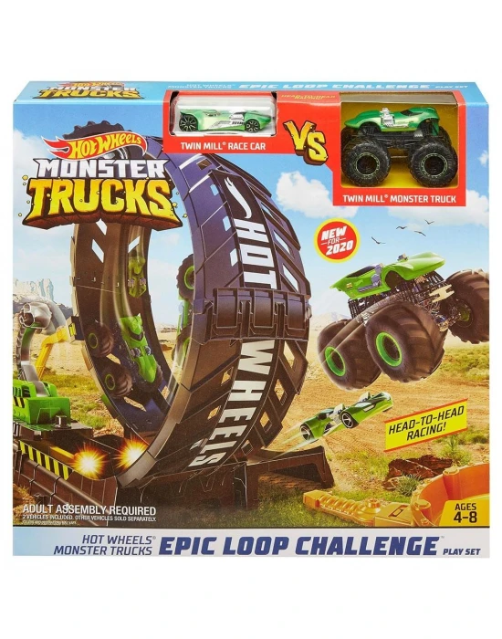 Hot Wheels Monster Trucks Efsane Çember Aksiyonu Oyun Seti