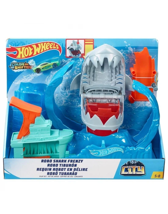 Hot Wheels Robotik Köpek Balığı Renk Değiştiren Oyun Seti