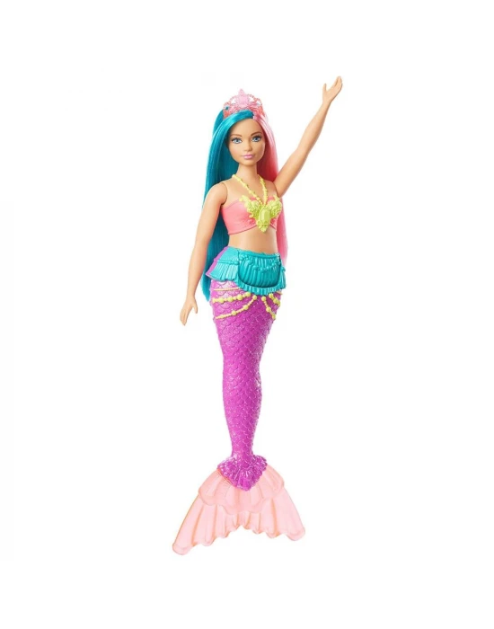 Barbie Dreamtopia Denizkızı Bebekler - Açık Tenli, Mavi, Pembe Sa