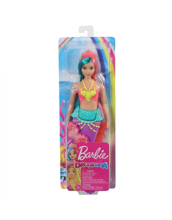 Barbie Dreamtopia Denizkızı Bebekler - Açık Tenli, Mavi, Pembe Sa
