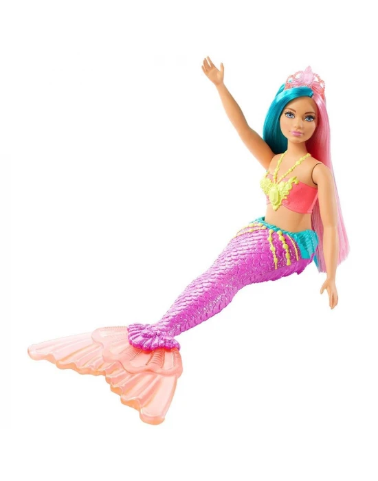 Barbie Dreamtopia Denizkızı Bebekler - Açık Tenli, Mavi, Pembe Sa