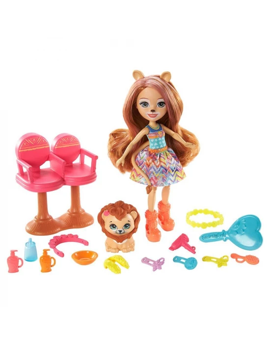 Enchantimals Eğlenceli Oyun Setleri - Kuaför Eğlencesi