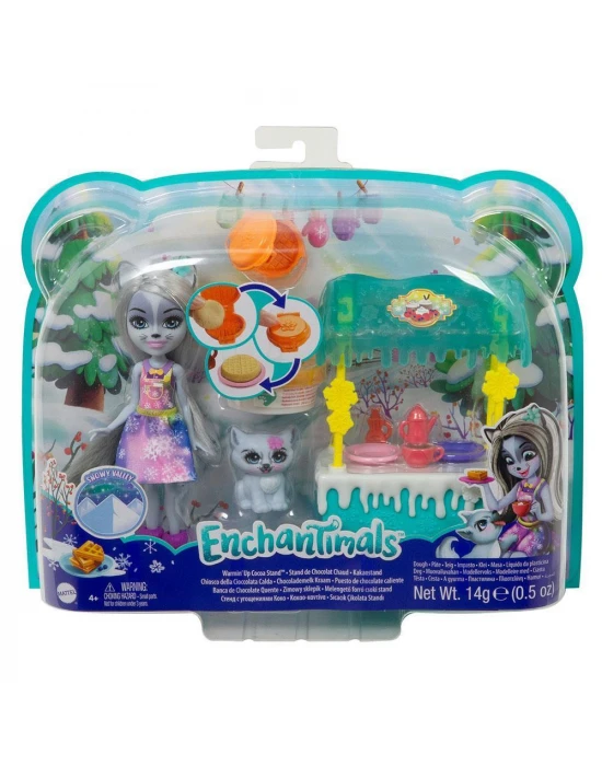 Enchantimals Eğlenceli Oyun Setleri - Sıcacık Çikolata Standı