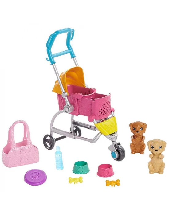 Barbie ve Köpekleri Geziyor Oyun Seti