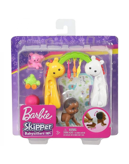Barbie Bebek Bakıcısı Özellikli Minik Bebekler - Emekleme ve Oyun