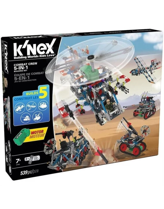 K’Nex 5 in 1 Model Savaş Seti (Motorlu) Building Set Knex 31480