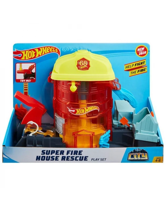 Hot Wheels Süper İtfaiye Macerası Oyun Seti