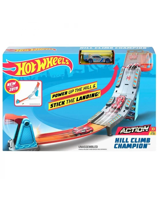 Hot Wheels Hill Climb Şampiyonluk Parkuru Yarış Seti