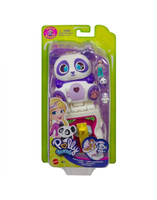 Polly Pocket Çift Taraflı Eğlence Micro Oyun Setleri - Panda
