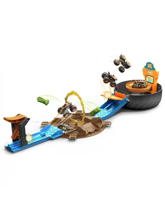 Hot Wheels Monster Trucks Akrobasi Tekerleği Oyun Seti