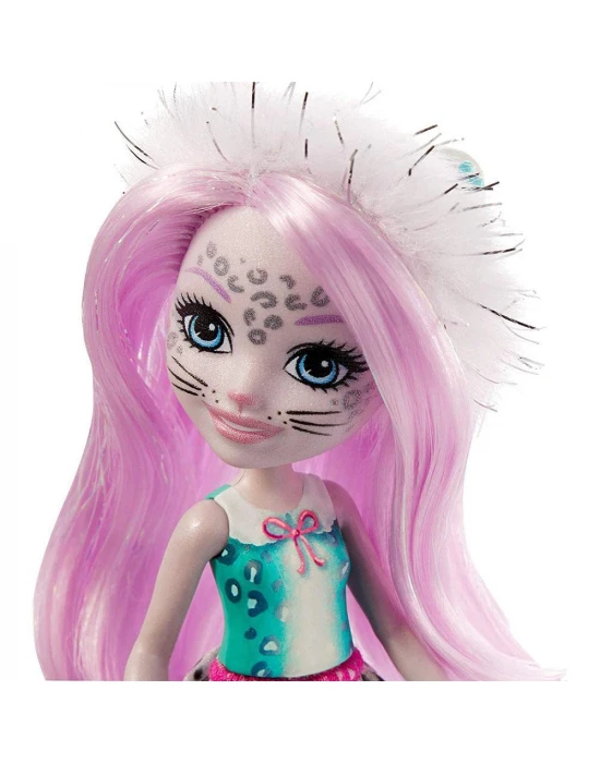Enchantimals Popüler Karakter Bebekler - Sybill Snow Leopard ve F