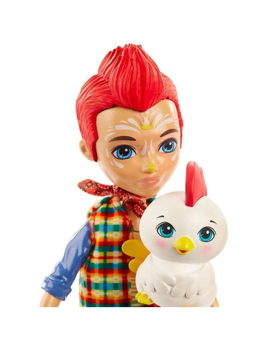 Enchantimals Popüler Karakter Bebekler - Redward Rooster ve Cluck