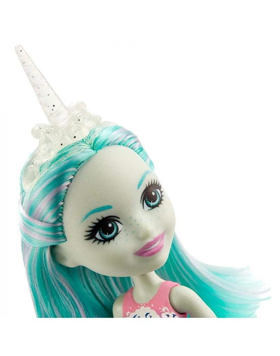 Enchantimals Popüler Karakter Bebekler - Naddie Narwhal ve Sword