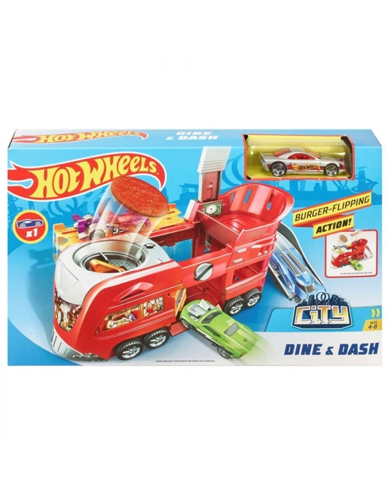 Hot Wheels Hareketli Restoran Oyun Seti