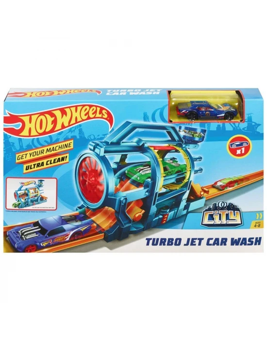 Hot Wheels Turbo Jet Oto Yıkama Oyun Seti