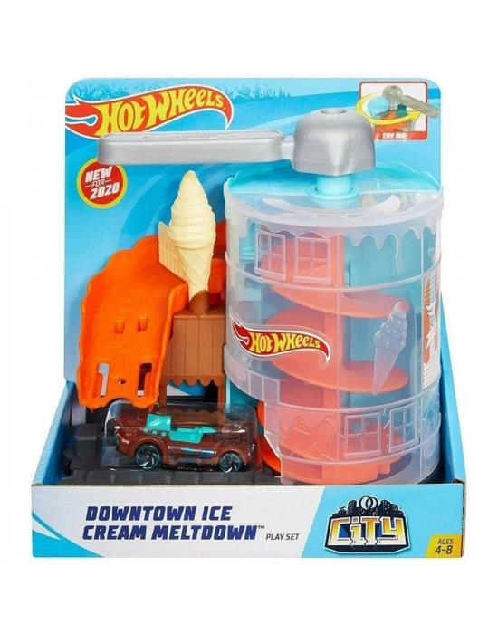 Hot Wheels Şehir Otoparkı Dondurma Arası Oyun Seti
